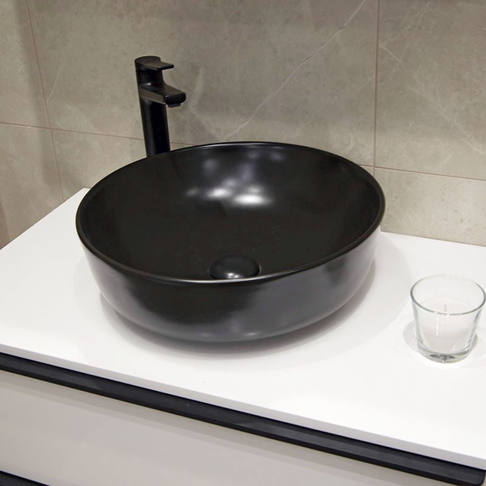 Lavoar pe blat negru, rotund, 41,5 cm, Fluminia Amereta [4]