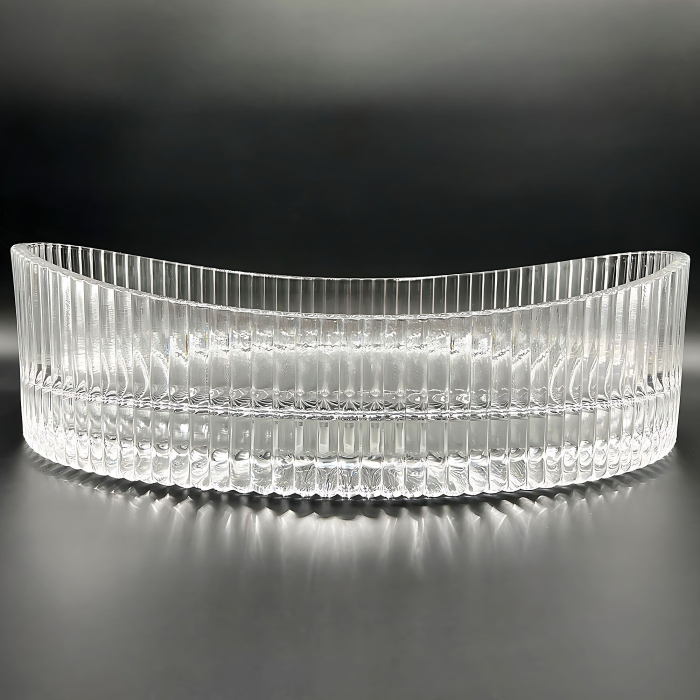 Lavoar baie 50x37 cm, oval, transparent, Rea Harper [7]
