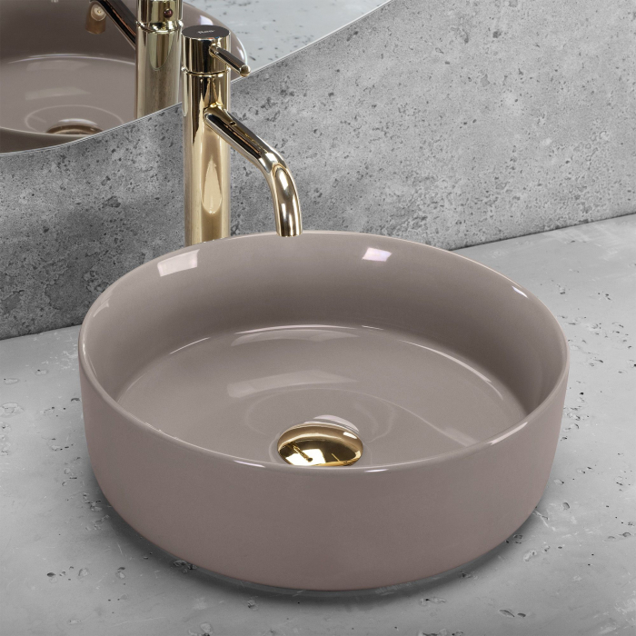 Lavoar pe blat bej, rotund 36 cm, Rea Sami [2]
