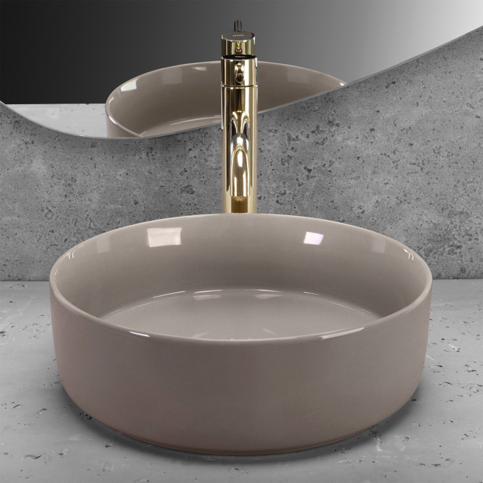 Lavoar pe blat bej, rotund 36 cm, Rea Sami [3]