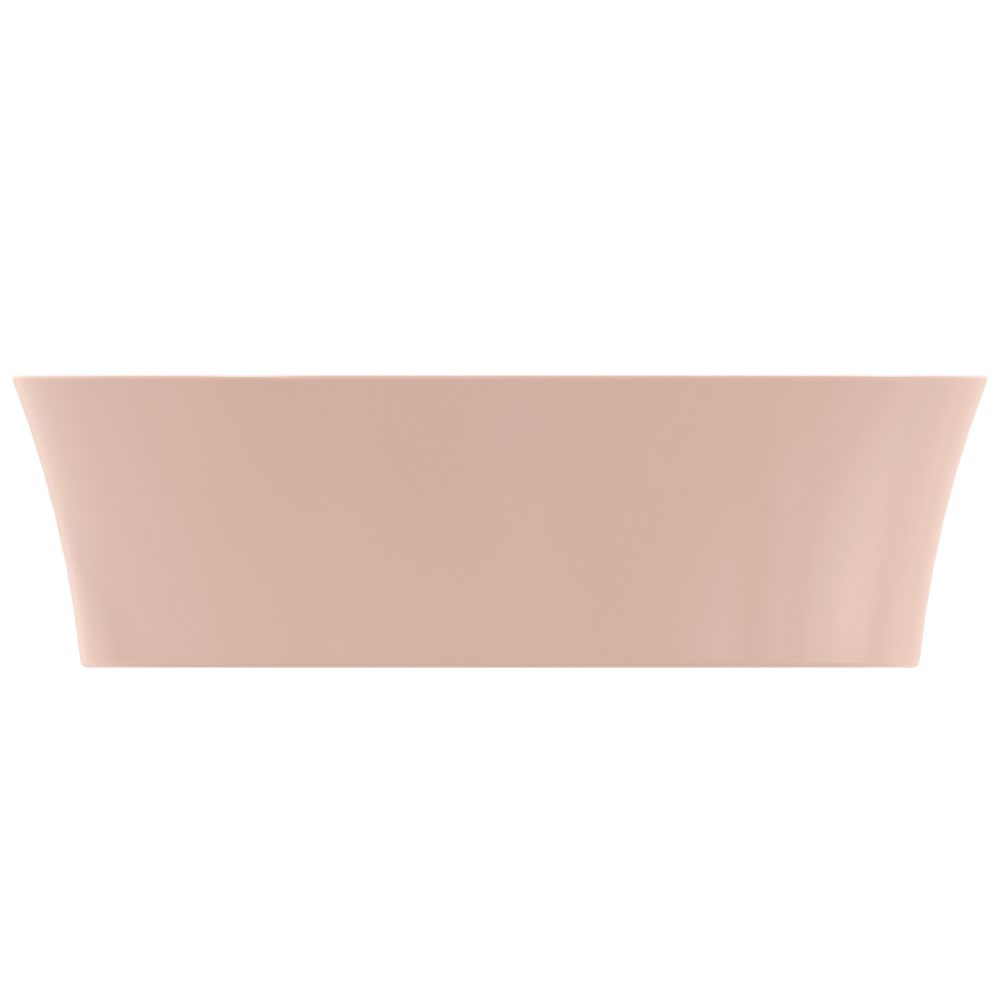 Lavoar pe blat roz lucios 40 cm, rotund, fara preaplin, Ideal Standard Ipalyss [2]