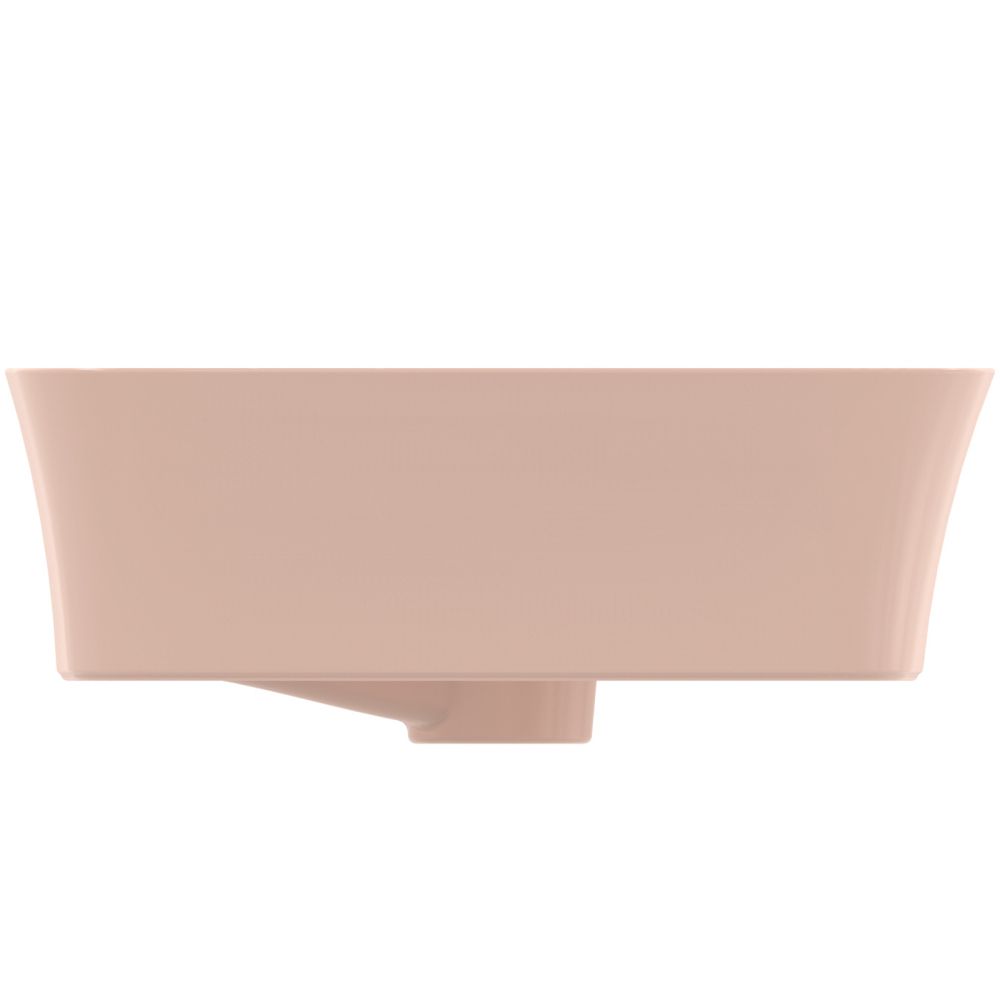 Lavoar pe blat roz lucios 55 cm, dreptunghiular, cu preaplin, Ideal Standard Ipalyss [3]