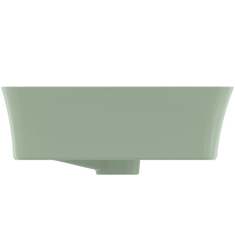 Lavoar pe blat verde lucios 55 cm, dreptunghiular, cu preaplin, Ideal Standard Ipalyss [3]