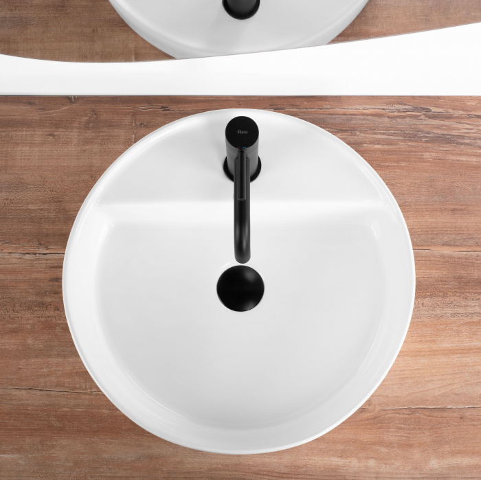Lavoar pe blat alb, rotund 45 cm, Rea Ronda [4]