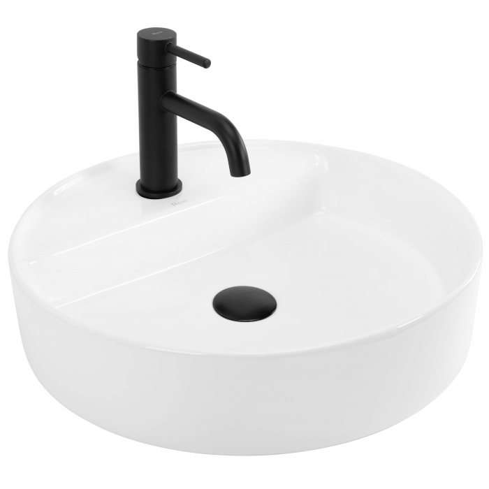 Lavoar pe blat alb, rotund 45 cm, Rea Ronda [1]