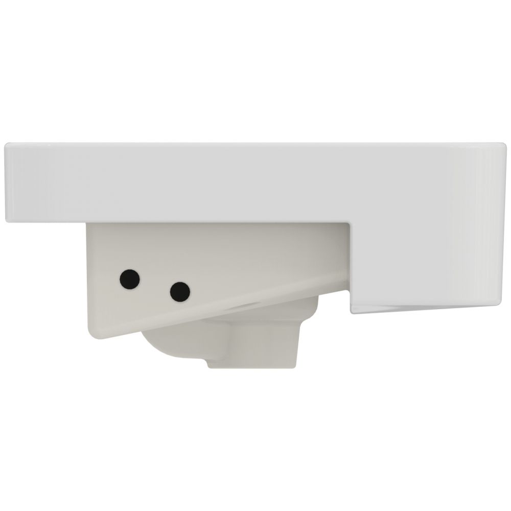 Lavoar semi-incastrat alb 50 cm, dreptunghiular, cu orificiu baterie, Ideal Standard Strada II [3]