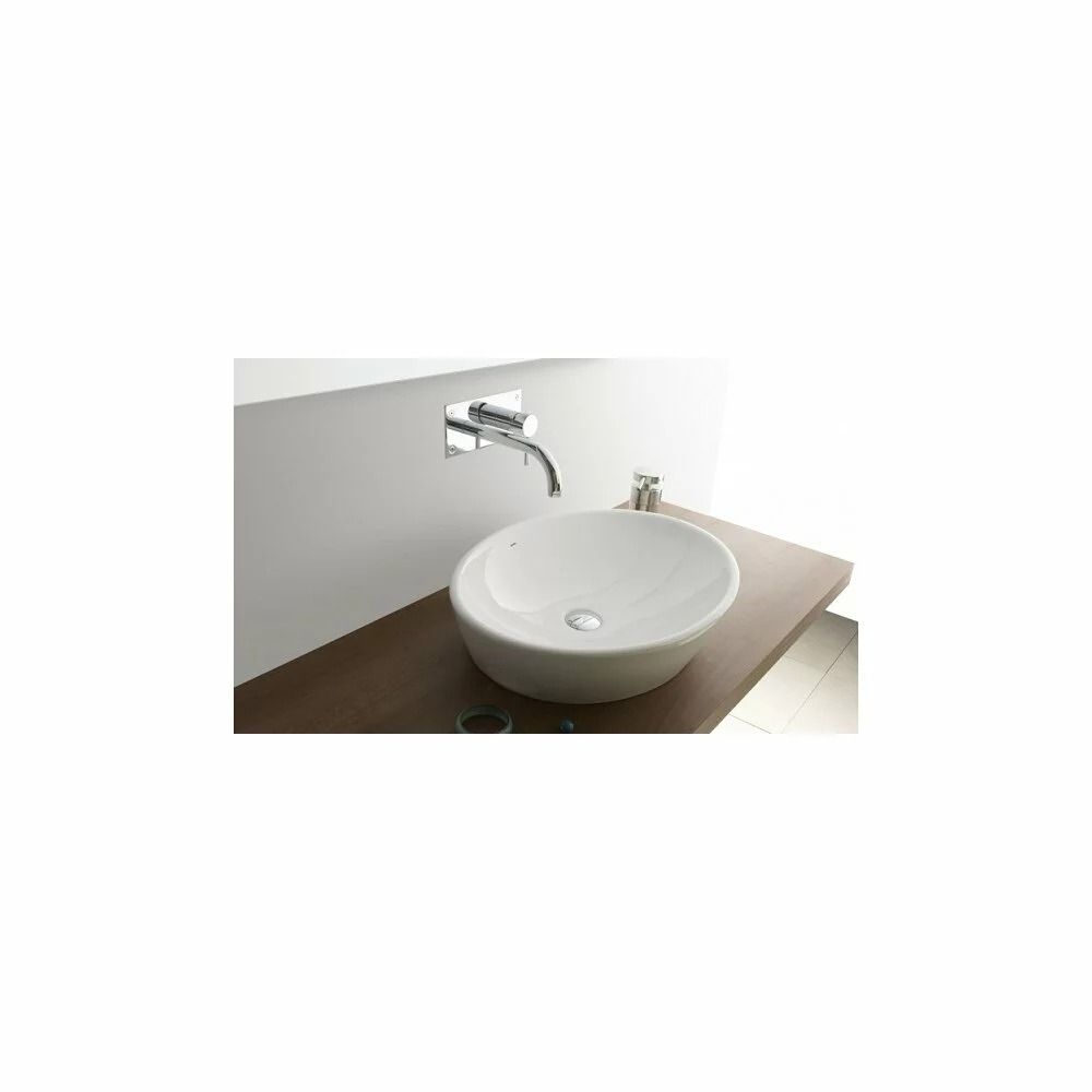 Lavoar pe blat alb 58 cm, oval, Gala Soft [2]