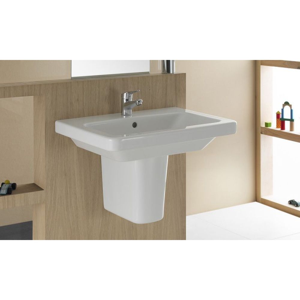 Lavoar suspendat alb 55 cm, dreptunghiular, Gala Street Square [2]