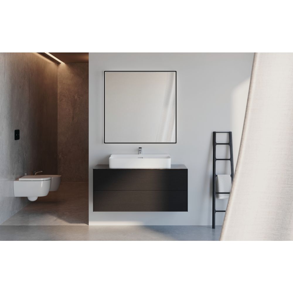 Lavoar suspendat alb 80 cm, dreptunghiular, cu preaplin, Ideal Standard Conca [8]