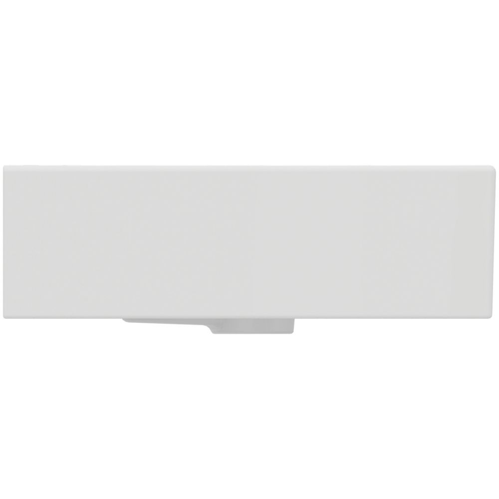 Lavoar suspendat alb 60 cm, dreptunghiular, orificiu baterie si preaplin, Ideal Standard Strada [4]