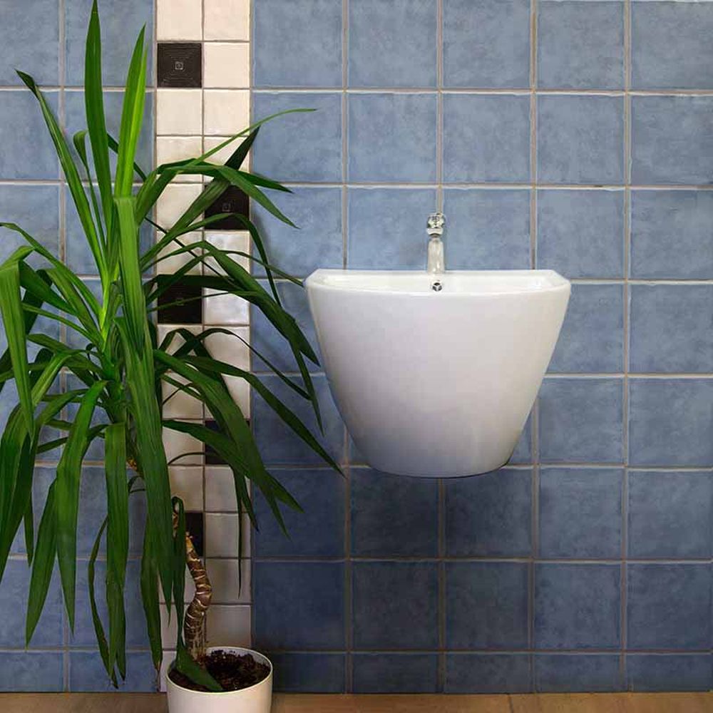 Lavoar suspendat alb lucios 53 cm Fluminia Andromeda [5]