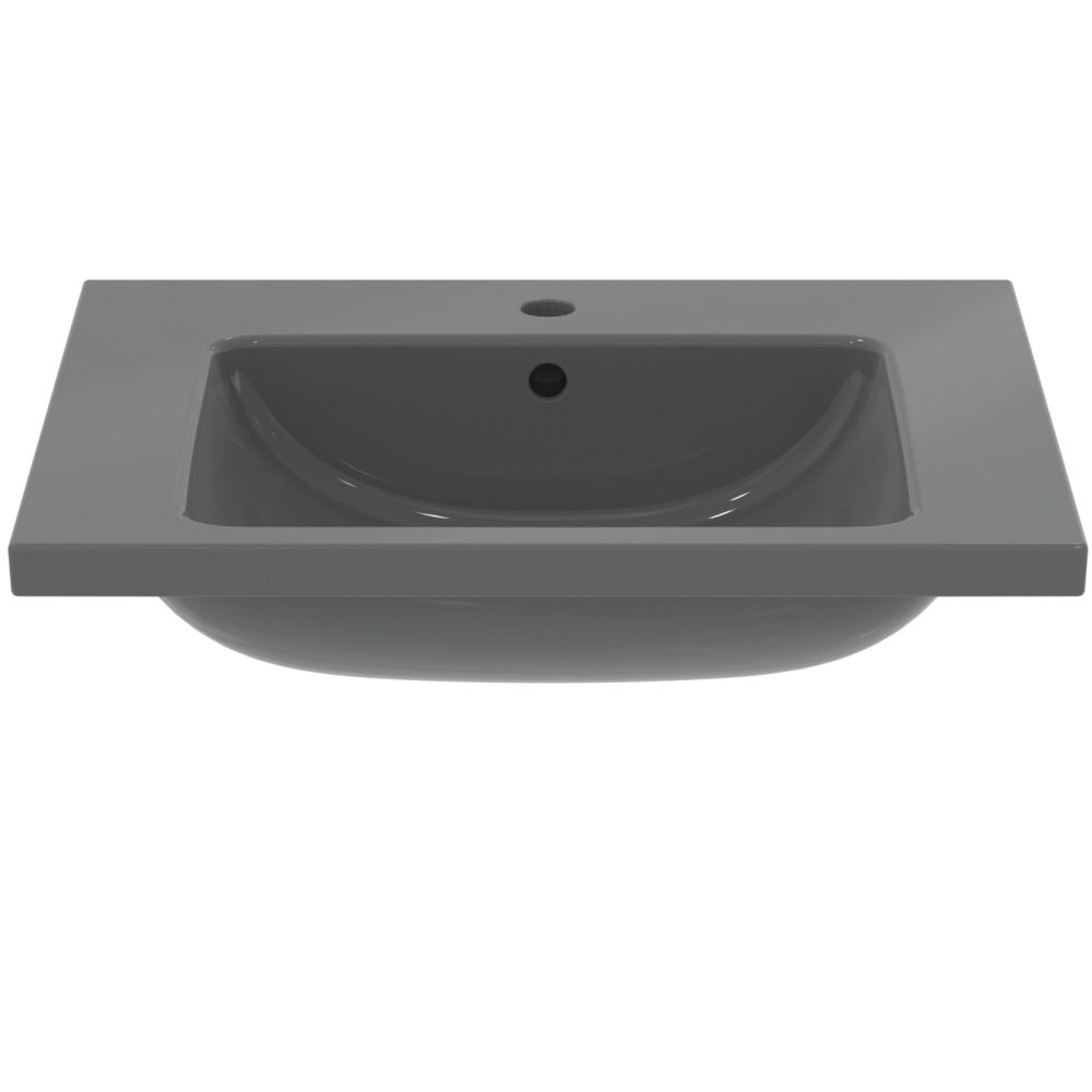 Lavoar suspendat gri lucios 60 cm Ideal Standard i.Life B [2]