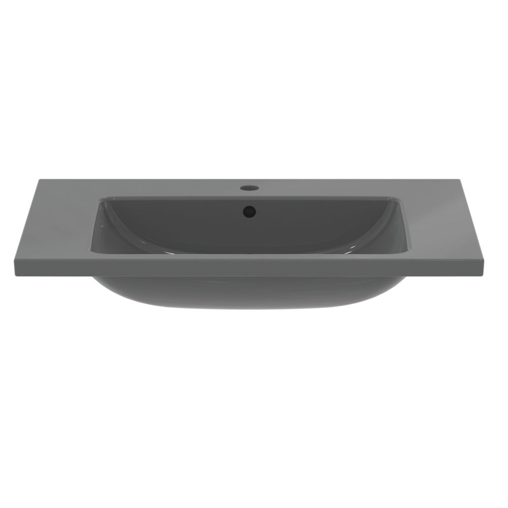 Lavoar suspendat gri lucios 80 cm Ideal Standard i.Life B [2]