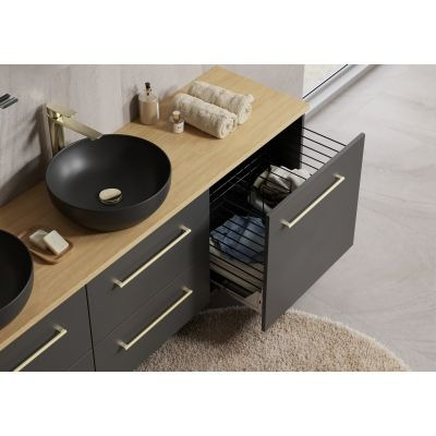 Maner mobilier baie, auriu, 1 bucata, Cersanit Larga [2]