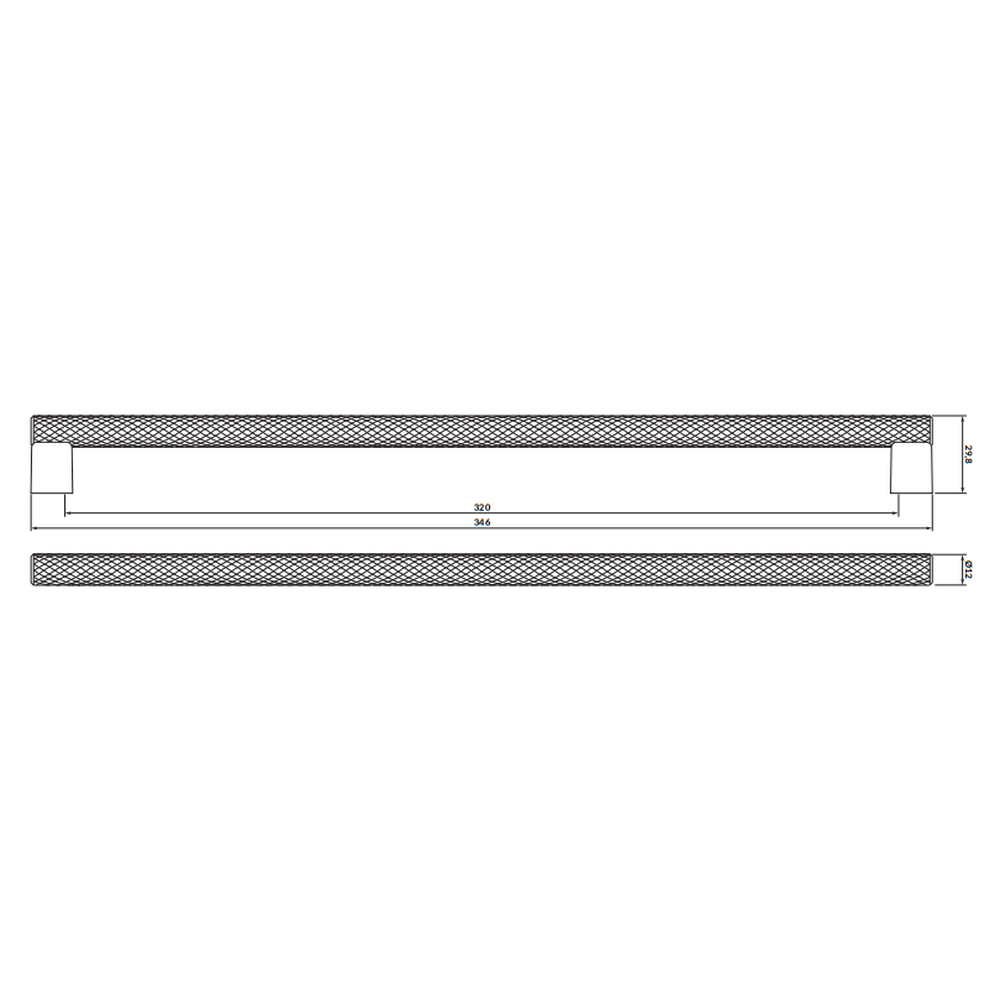 Maner mobilier baie, negru, 1 bucata, Cersanit Larga [3]