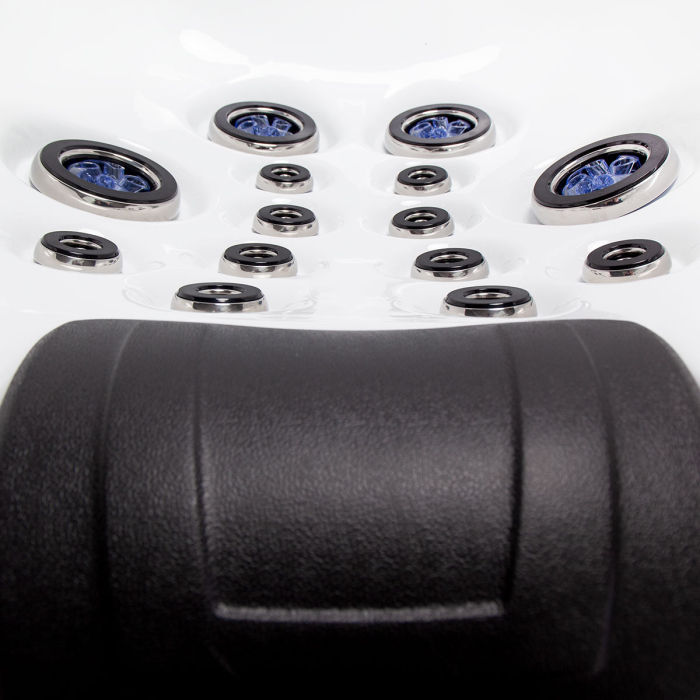 Minipiscină jacuzzi 6 persoane, sterling silver, 100 jeturi, iluminare LED, 218 × 218 × 90 cm, Wellis Avatar Deluxe [6]