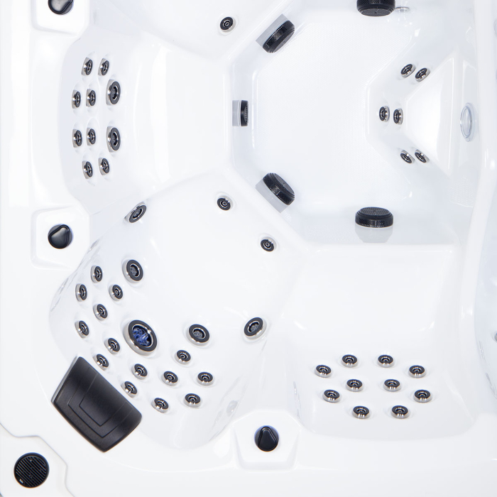 Minipiscina jacuzzi, 6 persoane, 100 de jeturi, sterling silver, cu sistem audio MyMusic 2.0, suport pentru tabletă, iluminare laterala,  Avatar Cinema [5]