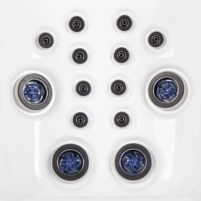 Minipiscina jacuzzi, 6 persoane, 100 de jeturi, sterling silver, cu sistem audio MyMusic 2.0, suport pentru tabletă, iluminare laterala,  Avatar Cinema [15]