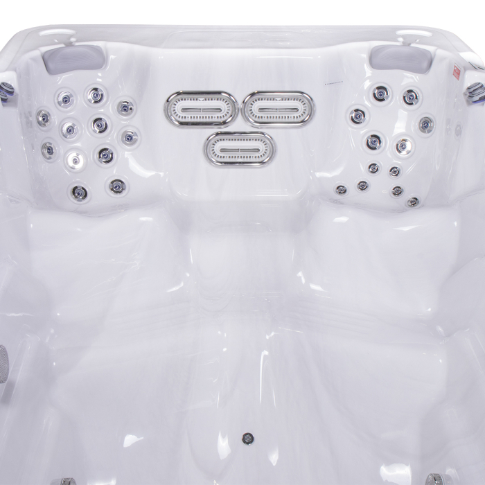 Minipiscina swim spa, ice white, 24 jeturi, iluminare LED,  Wellis Amazonas Riverjet Life [11]