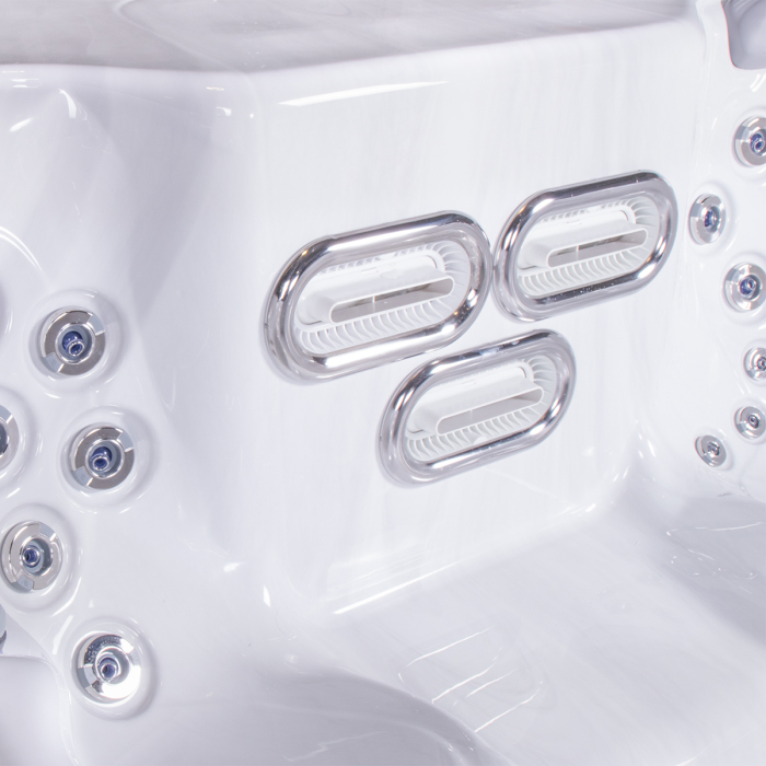 Minipiscina swim spa, ice white, 24 jeturi, iluminare LED,  Wellis Amazonas Riverjet Life [9]