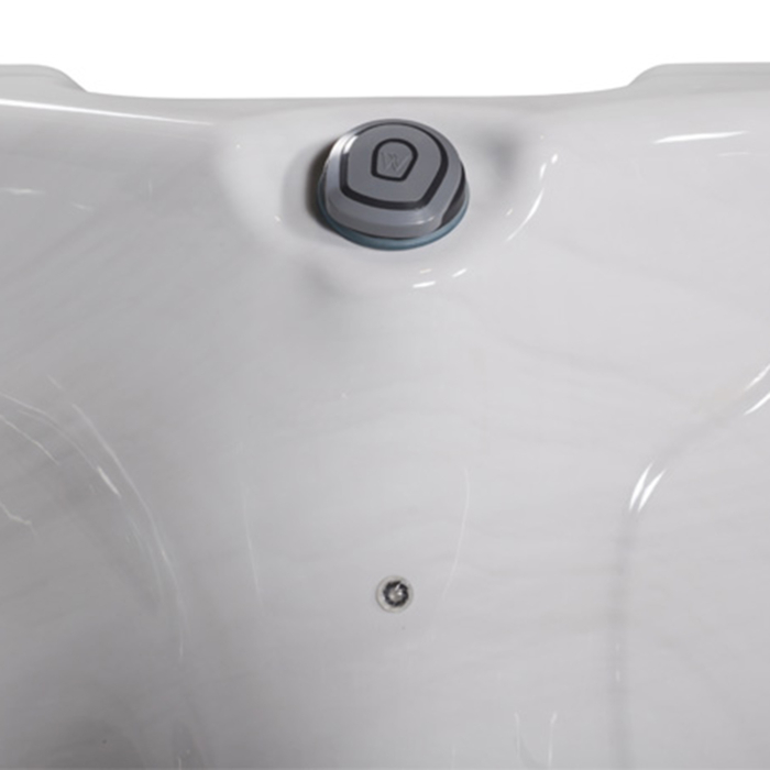 Minipiscina Malaga Life Deluxe alb lucios, Wellis, sistem stereo myMusic, 6 locuri, 218 × 218 cm [6]