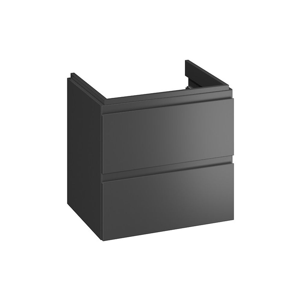 Dulap baie suspendat Cersanit Moduo 60 pentru lavoar, antracit mat [2]