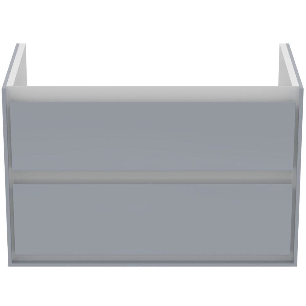 Dulap baie suspendat Ideal Standard Connect Air pentru lavoar, 80 cm, MDF, gri deschis lucios [2]