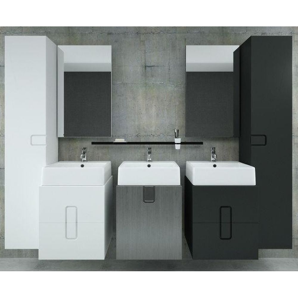 Mobilier lavoar baie negru, 500x460x570 mm, Kolo, Twins [4]