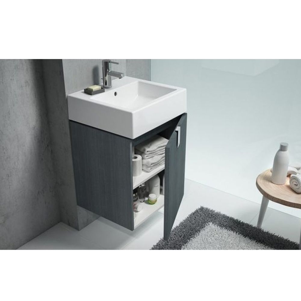 Mobilier lavoar baie negru, 500x460x570 mm, Kolo, Twins [2]