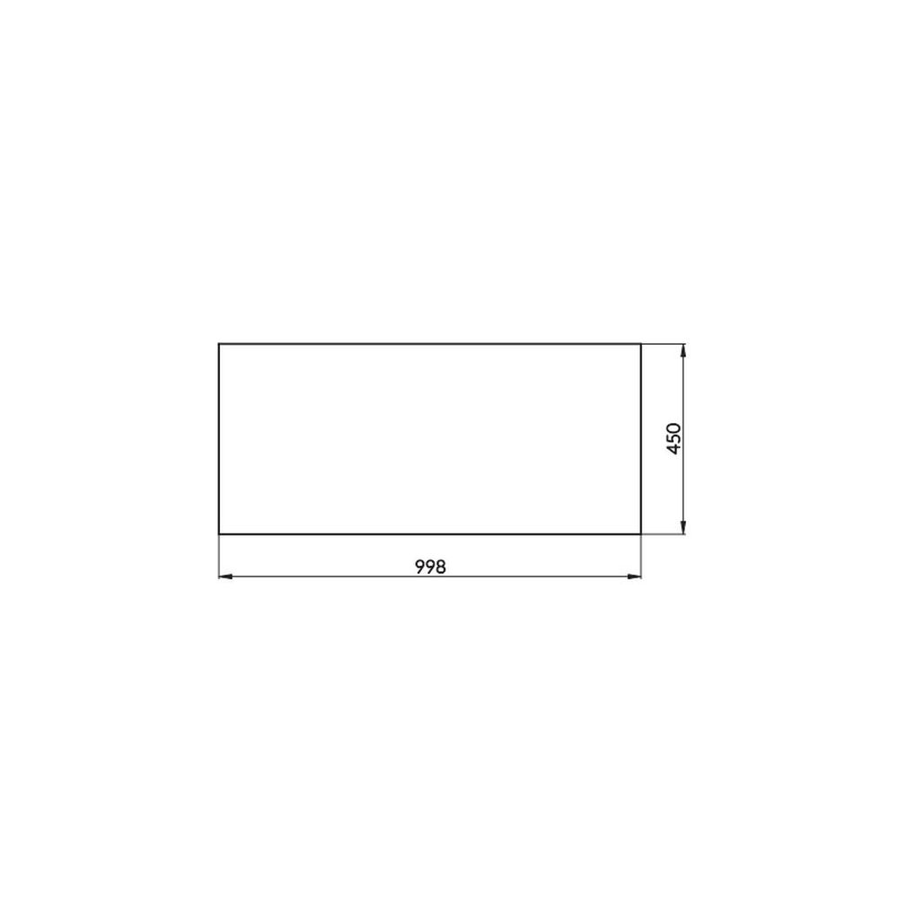 Dulap baie suspendat Cersanit Crea 100 cm pentru lavoar pe blat, stejar [3]