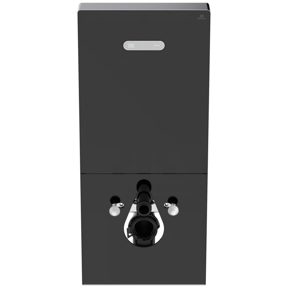 Modul Ideal Standard NeoX pentru vas wc suspendat, sticla neagra, actionare pneumatica [2]