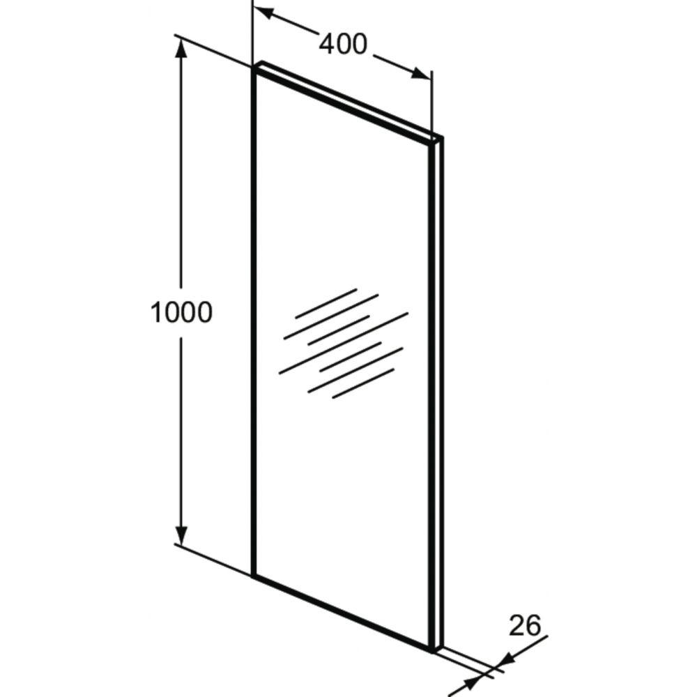 Oglinda dreptunghiulara 40 cm Ideal Standard Mirror&Light [2]