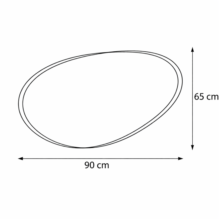 Oglinda baie  cu iluminare LED si functie dezaburire 90x65 cm, Quassare [4]