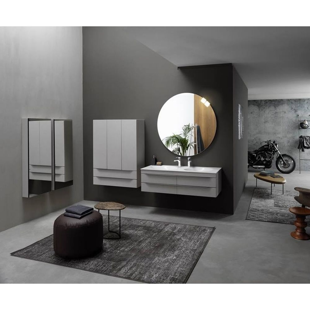 Oglinda baie 120 cm cu LED rotunda Kolpasan, Pandora [2]