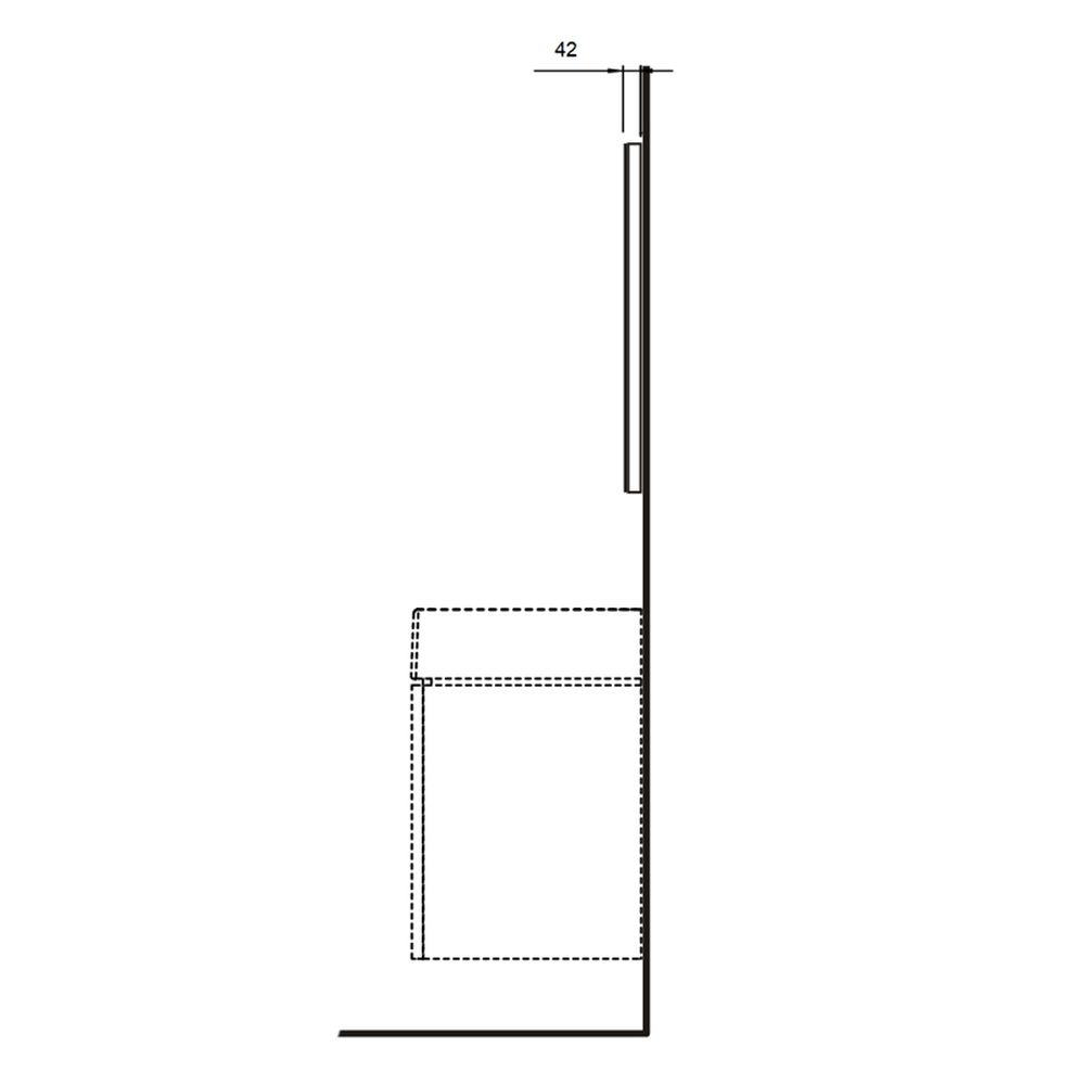 Oglinda baie 50 cm cu rama metalica Kolo Geberit Group,Twins [6]