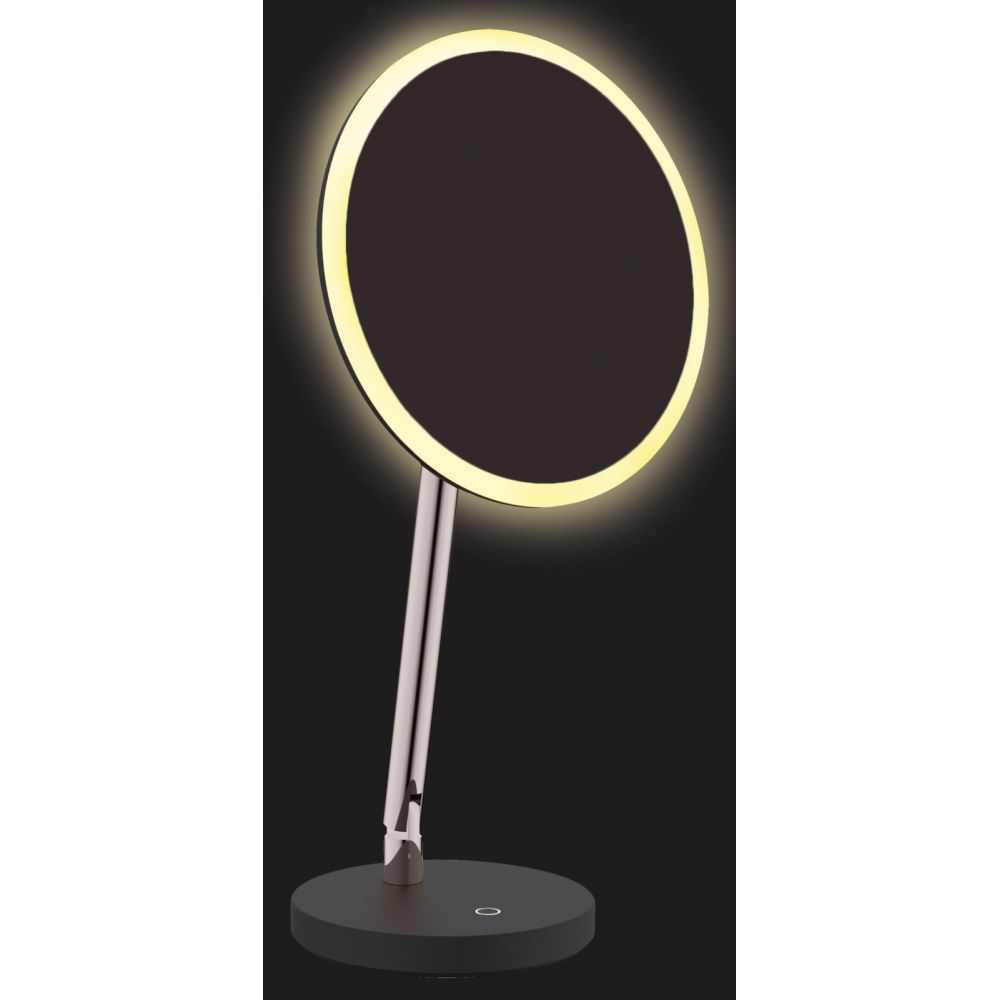Oglinda cosmetica baie cu iluminare LED si picior crom Deante Silia [6]