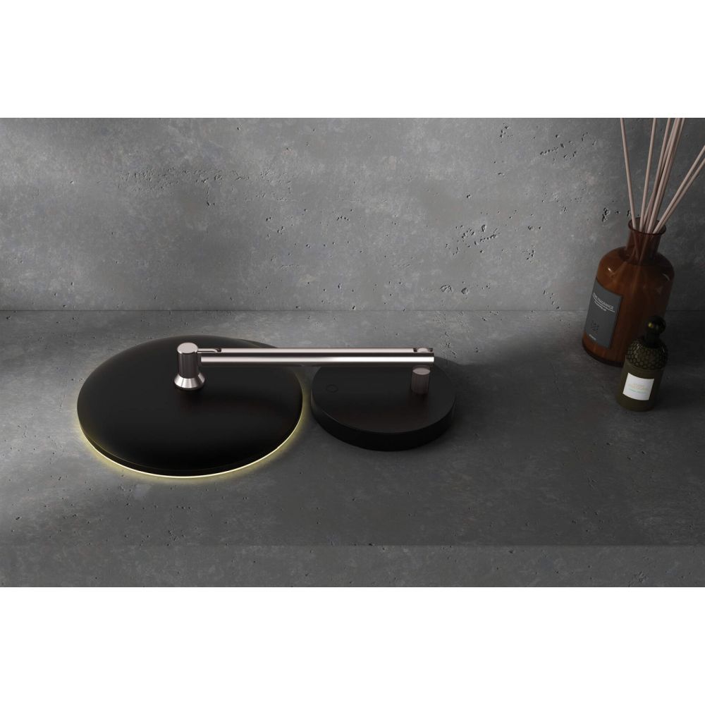 Oglinda cosmetica baie cu iluminare LED si picior crom Deante Silia [8]