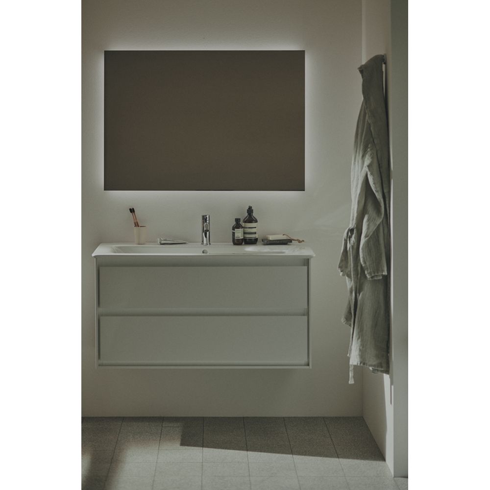 Oglinda dreptunghiulara cu iluminare LED si dezaburire Ideal Standard Mirror&Light Ambient 100 cm [4]