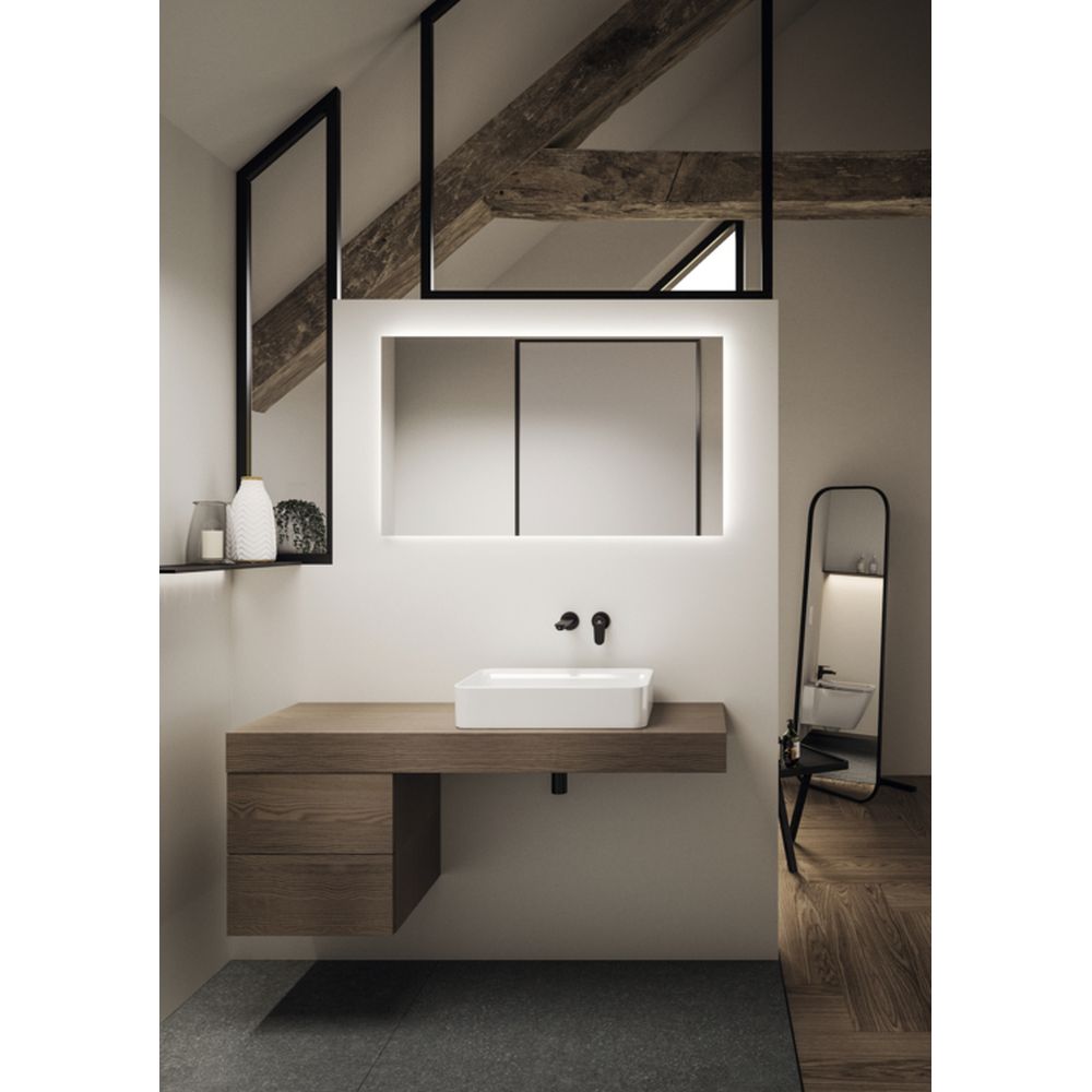 Oglinda dreptunghiulara cu iluminare LED si dezaburire Ideal Standard Mirror&Light Ambient 120 cm [3]