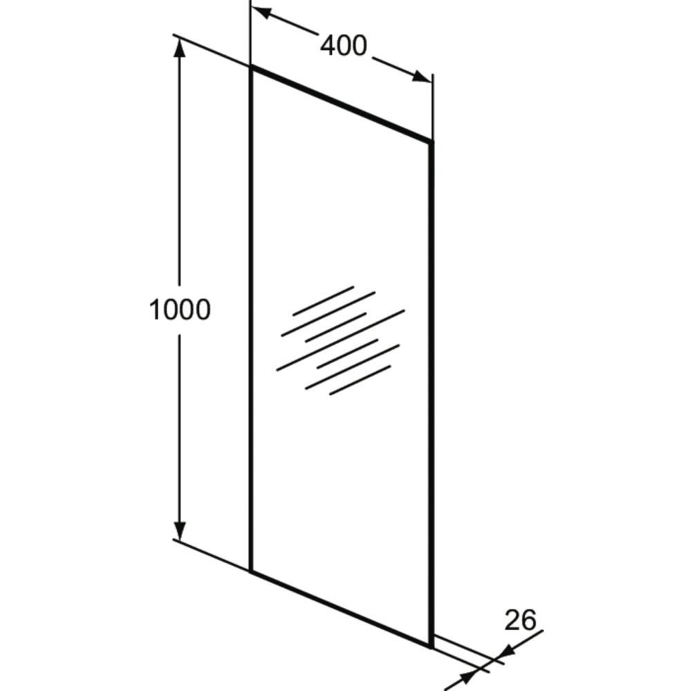 Oglinda dreptunghiulara cu iluminare LED si dezaburire Ideal Standard Mirror&Light Ambient 40 cm [5]