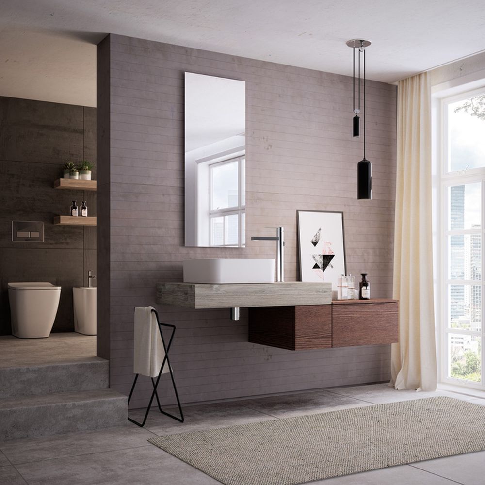 Oglinda dreptunghiulara cu iluminare LED si dezaburire Ideal Standard Mirror&Light Ambient 40 cm [2]