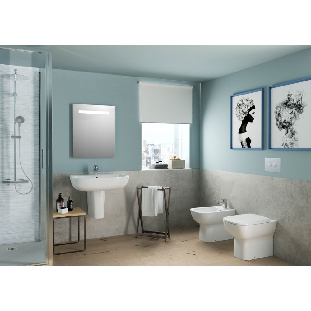 Oglinda dreptunghiulara cu iluminare LED si dezaburire Ideal Standard Mirror&Light 60 cm [2]