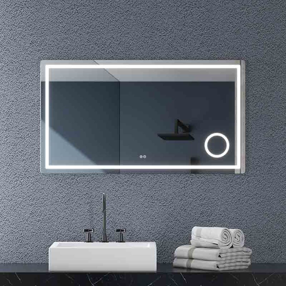 Oglinda dreptunghiulara 120 cm cu iluminare LED Fluminia, Cleopatra [2]
