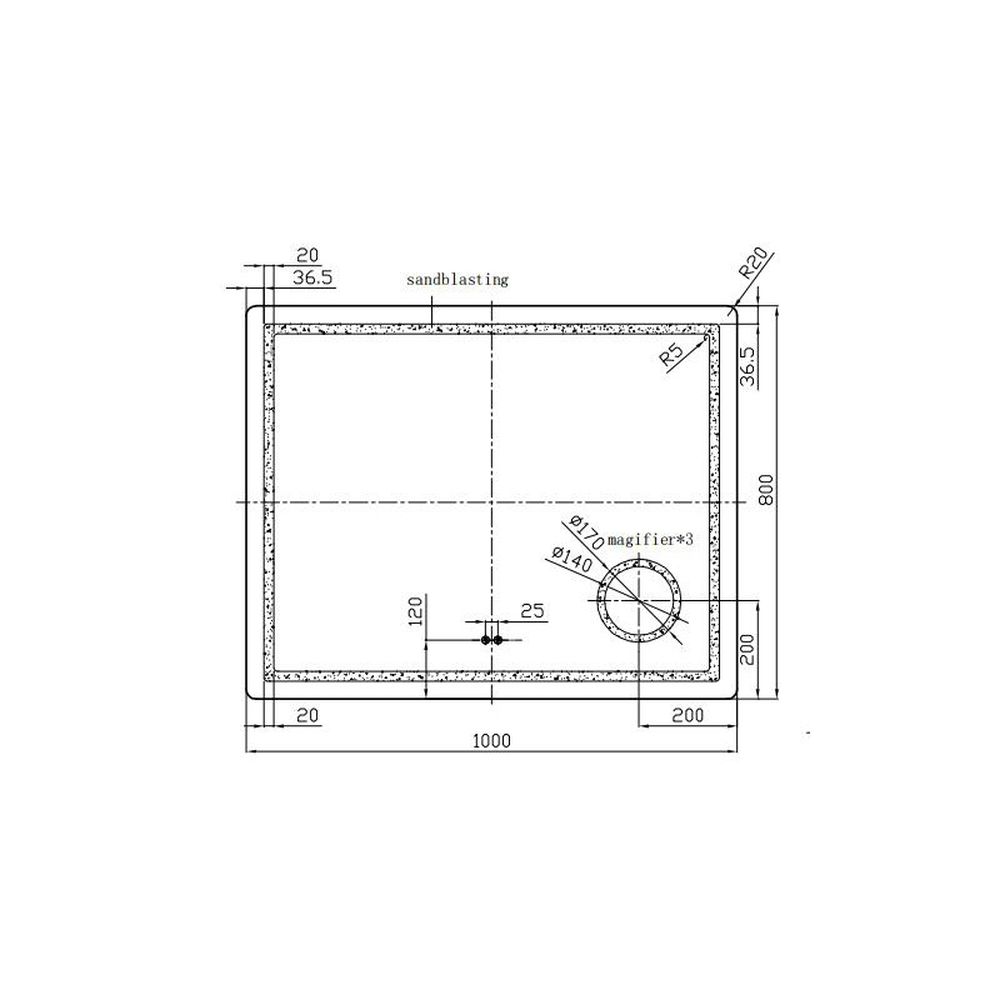 Oglinda dreptunghiulara 100 cm cu iluminare LED si dezaburire Fluminia, Cleopatra [3]
