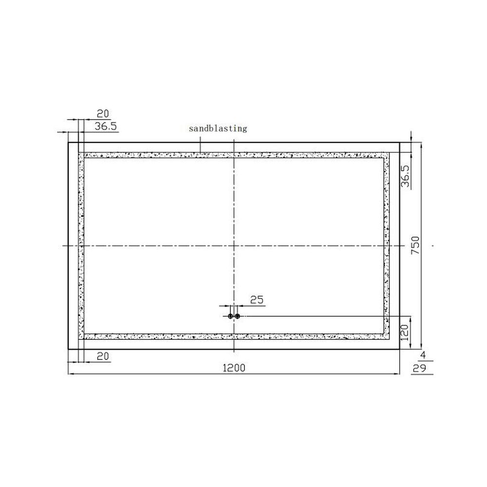 Oglinda dreptunghiulara 120 cm cu iluminare LED si dezaburire, Fluminia, Ando [2]