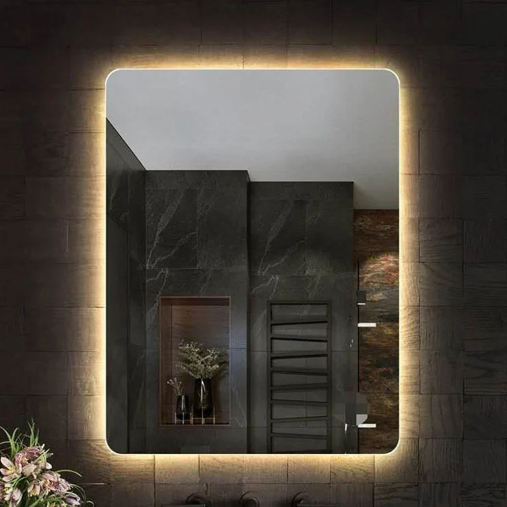 Oglinda dreptunghiulara cu iluminare LED 3 culori si dezaburire, 60 cm, Fluminia Verona [2]