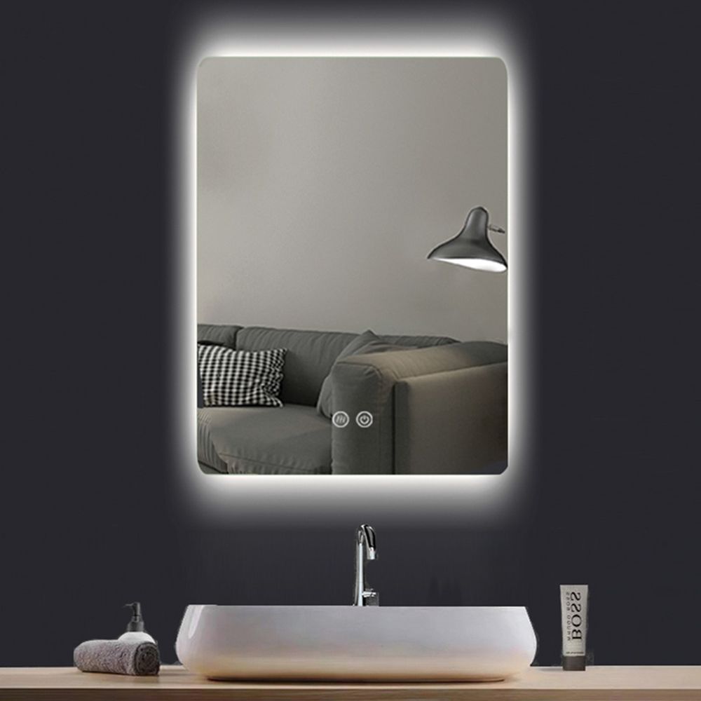 Oglinda dreptunghiulara cu iluminare LED si dezaburire Fluminia, Morris Ambient [2]