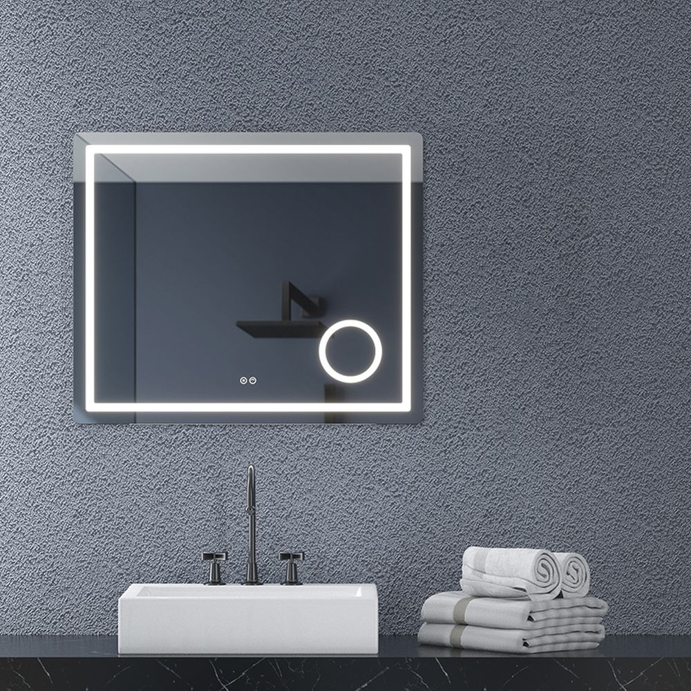 Oglinda patrata 80 cm cu iluminare LED si dezaburire Fluminia, Cleopatra [2]