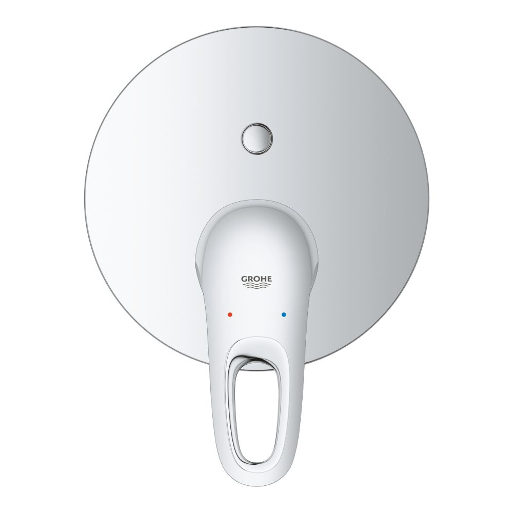Baterie cada incastrata culoare crom, cu 2 căi, Grohe Eurostyle [2]
