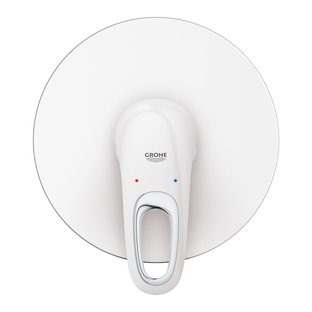 Baterie dus Grohe Eurostyle incastrata pentru corp ingropat, alb [2]